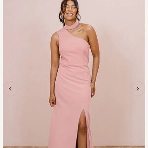 Margot Crepe Dress Rosette NWT